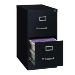 Hirsh 2 Drawer Vertical File Cabinet 22" Black -Smart Office Sets GUEST 00443cb3 4ad4 4e8c b010 29ba765a86ec