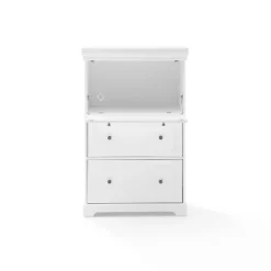 Alena Secretary Desk White - Crosley -Smart Office Sets GUEST 00ed1792 d97e 4e56 808d 28632ddef49e