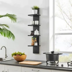 39.5" X 9" Utility 4-Tier Column Spine Shelf - Danya B. 25 39.5" X 9" Utility 4-Tier Column Spine Shelf - Danya B. -Smart Office Sets GUEST 01f08c30 ef0e 4252 b4eb 3599bb6989e0