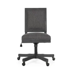 Sandine Rustic Upholstered Swivel Office Chair - Christopher Knight Home -Smart Office Sets GUEST 041f5e17 e610 48b0 a5c8 ef40edbfa755