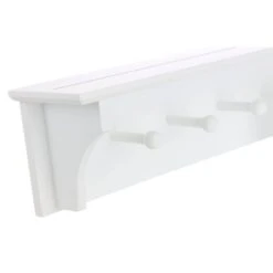 Foster Wall Shelf With Pegs - White -Smart Office Sets GUEST 06a93b79 e450 4232 baf0 0dab51fef83b
