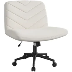 Yaheetech Swivel Desk Chair With No Arms For Home Office Study Bedroom -Smart Office Sets GUEST 07265bce 2abf 4a0d a487 086784b05671