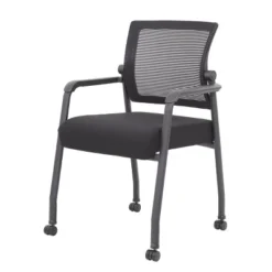 Mesh 4 Legged Guest Chair Black - Boss Office Products -Smart Office Sets GUEST 087ec4d9 c3ef 4d46 8380 35318668bd2f