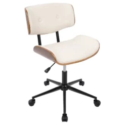 Lombardi Mid-Century Modern Office Chair With Swivel - LumiSource -Smart Office Sets GUEST 099d842a 645c 408b 9aae 8ff165c15acf