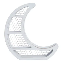 Farmlyn Creek Small Wooden Crescent Moon Wall Shelf For Crystals & Essential Oils, Rustic Home Wall Decor For Nursery, White, 10.7 X 11.2 X 2 In -Smart Office Sets GUEST 0a698852 0d9b 498c b7df 4110be304418