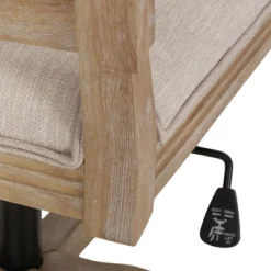 Sandine Rustic Upholstered Swivel Office Chair - Christopher Knight Home -Smart Office Sets GUEST 0b2e7fb3 47dd 4ead b5e4 610f28137587