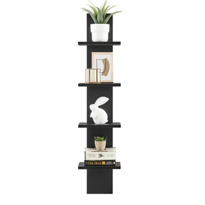 39.5" X 9" Utility 4-Tier Column Spine Shelf - Danya B. 13 39.5" X 9" Utility 4-Tier Column Spine Shelf - Danya B. - Image 11