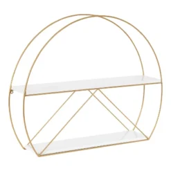 Delmar Mid-Century Modern Wall Shelf - Kate & Laurel All Things Decor -Smart Office Sets GUEST 0e20a7cb a6ae 4f06 9c32 00c6e38ba45b
