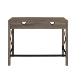 Sophie Modern Farmhouse X Frame Writing Desk With Cubbies Gray Wash - Saracina Home -Smart Office Sets GUEST 0f9d7a74 255c 456b 8f66 4217a01fc3e4