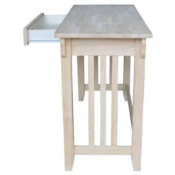 Mission Desk With Drawer - Unfinished - International Concepts -Smart Office Sets GUEST 104d3861 ce43 40b3 9f65 81945eb6ee2c