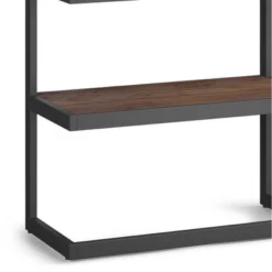 66" Cecilia Bookcase Distressed Charcoal Brown - WyndenHall -Smart Office Sets GUEST 11024c0c b01e 438f bed7 e063bba13719
