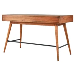 Foerster Mid Century Writing Desk - Warm Brown - Inspire Q -Smart Office Sets GUEST 1373ec4d b4e2 43e9 b646 f10ab164aec9