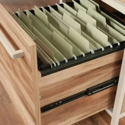 Sauder Nova Loft L Desk Kiln Acacia -Smart Office Sets GUEST 14924b40 a2ec 459e 96d1 599bb58420de