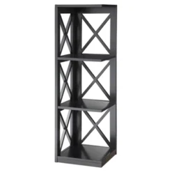38.5" Oxford 3 Tier Corner Bookcase - Breighton Home -Smart Office Sets GUEST 153f957d c61c 4921 aae8 9fb1ee1180ce