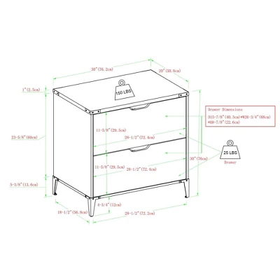 Urban Industrial Angle Iron Filing Cabinet - Saracina Home 11 Urban Industrial Angle Iron Filing Cabinet - Saracina Home - Image 9