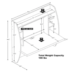Floating Desk With Storage - Prepac -Smart Office Sets GUEST 15a4c770 4057 4551 9045 ca8374fba9ce