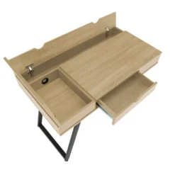 Rockdale Modern Office Writing Laptop Desk Honey Maple - Calico Designs -Smart Office Sets GUEST 1633e5a9 215a 4e07 bcb5 01cc54c7a972