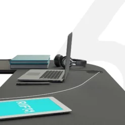 RIF6 L Shaped Modern Computer Home Office Gaming Desk With Keyboard Tray And Cable Management, Easy Assembly, Black -Smart Office Sets GUEST 16911add 74f7 40cb a06d 2dbce5331073