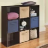 ClosetMaid 9 Cube Laminated Wood Stackable Open Bookcase Display Shelf Storage Organizer - Brown Espresso -Smart Office Sets GUEST 17062951 f03a 4e6e a62c 77d9accece9f