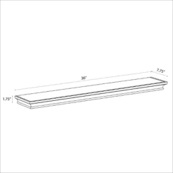 Traditional Wall Shelf White - Threshold™ -Smart Office Sets GUEST 1800e01f f3e4 4fad 9a88 96999268b9a0