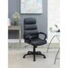 Simple Relax High-Back Adjustable Height Office Chair In Black -Smart Office Sets GUEST 195fa075 31df 439f 9d46 69ef201432bf