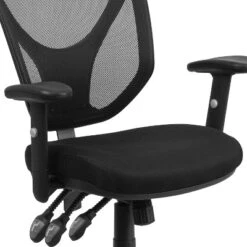 Emma And Oliver Mid-Back Black Mesh Multifunction Swivel Ergonomic Task Office Chair - Arms 16 Emma And Oliver Mid-Back Black Mesh Multifunction Swivel Ergonomic Task Office Chair - Arms -Smart Office Sets GUEST 19906c1f 3a61 4a6d 8ae3 dd22fed2156b