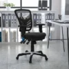 Emma And Oliver Mid-Back Black Mesh Multifunction Ergonomic Office Chair With Adjustable Arms -Smart Office Sets GUEST 1990fa8e f6ca 4ea0 9274 8dc1c857a7d3