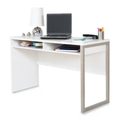 Interface Desk Pure White - South Shore -Smart Office Sets GUEST 1ea36a4b a20d 4986 ba47 24f92602167c