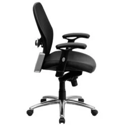 Emma And Oliver Mid-Back Super Mesh Executive Swivel Office Chair, Knee Tilt Control -Smart Office Sets GUEST 1ea6316e 4b5f 48c6 9b0f fcdb894b7c80