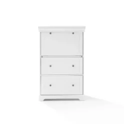 Alena Secretary Desk White - Crosley -Smart Office Sets GUEST 2066f04e f90d 4797 a5aa 3c7f376161aa