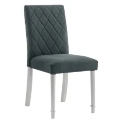 2pc Singger Writing Desk With Chair Gray - HOMES: Inside + Out -Smart Office Sets GUEST 20862193 a01f 45f6 bfa6 9956017062dc