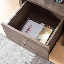 Stokes Wood 4-Shelf 71-Inch Standard Bookcase In Walnut Oak - Furniture Of America -Smart Office Sets GUEST 20a3d64f 0db2 4199 85e4 594cacc97554