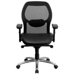 Emma And Oliver Mid-Back Super Mesh Executive Swivel Office Chair, Knee Tilt Control -Smart Office Sets GUEST 2203d8c5 05bb 450f 84e7 f83cdd46bac0
