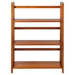 38" Folding 3 Tier Bookshelf Stackable - Flora Home -Smart Office Sets GUEST 22eb8cdc d187 48d7 9511 ed94c6ea5e92