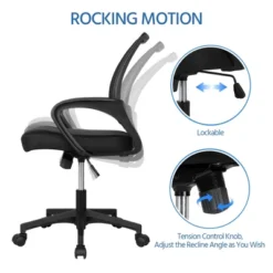 Yaheetech Adjustable Ergonomic Computer Chair Office Chair -Smart Office Sets GUEST 271e8911 36d7 4885 9790 f43d7a3ea28b 1