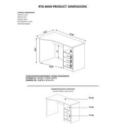 Classic Computer Desk With Multiple Drawers - Techni Mobili -Smart Office Sets GUEST 27bcf333 dece 4a64 80e6 ef069714c476
