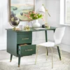 Leon Mid Century Desk Green - Angelo : Home 1 Leon Mid Century Desk Green - Angelo : Home -Smart Office Sets GUEST 285e2c24 6be2 4adc bcd5 285e96a84d74