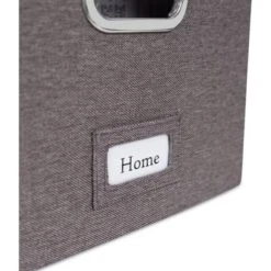 Internet's Best 2-Pack Collapsible File Storage Organizer With Lid - Grey -Smart Office Sets GUEST 28cf6e42 99d3 4713 80f1 ecdd4b6c0b99