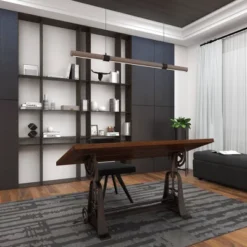 Industrial Teak Wood Console Table Brown - Olivia & May -Smart Office Sets GUEST 2b17a73e f1be 4a0f a7b6 cefb3de742b0