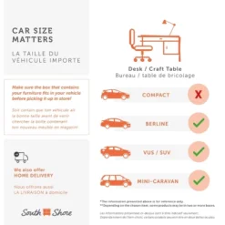 Axess Desk With Keyboard Tray - South Shore -Smart Office Sets GUEST 2b92bd62 c038 4776 b3c0 0a7863317605