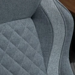 Vinsetto Ergonomic Home Office Chair High Back Task Computer Desk Chair With Padded Armrests, Linen Fabric, Swivel Wheels, And Adjustable Height, Gray -Smart Office Sets GUEST 2c6be3d7 31cd 4e54 a419 38b41d1cfb10