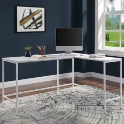 L Shaped Contempo Desk - OSP Home Furnishings -Smart Office Sets GUEST 303f9ba4 8cb8 4c37 855a cd90963ba4b2