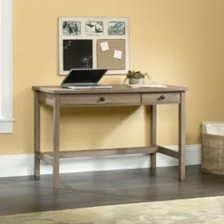 County Line Writing Desk Salt Oak Finish - Sauder