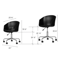 Flam Swivel Chair - South Shore -Smart Office Sets GUEST 3217d2c7 b7dd 4889 9095 313cf12445b9