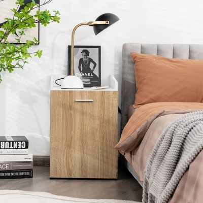 Costway File Cabinet With 2 Drawers Mobile Filing Cabinet W/Wheel For Letter Size 4 Costway File Cabinet With 2 Drawers Mobile Filing Cabinet W/Wheel For Letter Size - Image 2