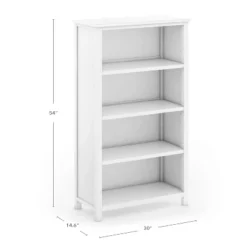 Guidecraft Taiga 4-Shelf Bookcase - 54" -Smart Office Sets GUEST 33862be9 ef0a 405b 87d3 5aa7c16172d2
