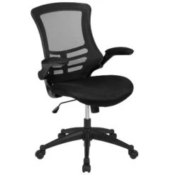 Emma And Oliver Mid-Back Mesh Swivel Ergonomic Task Office Chair With Flip-Up Arms -Smart Office Sets GUEST 352c84b9 dcb7 456d bf1e 21c08eaa2d43
