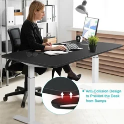 Costway Electric 55''x28'' Standing Desk Adjustable Sit To Stand W/ Controller -Smart Office Sets GUEST 361c9b97 8493 41fa 811c cfe501d8f7e8