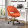 Hector Velvet ErgonomicTask Chair Home Office Desk Chair Swivel Adjustable With Open Back Design| Karat Home -Smart Office Sets GUEST 37668bb0 3110 4257 905c 7d763a2a0950