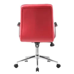Modern Office Chair With Chrome Arms Red - Boss Office Products -Smart Office Sets GUEST 37c9a36c 17b6 419c bbc0 31b4525d48b9